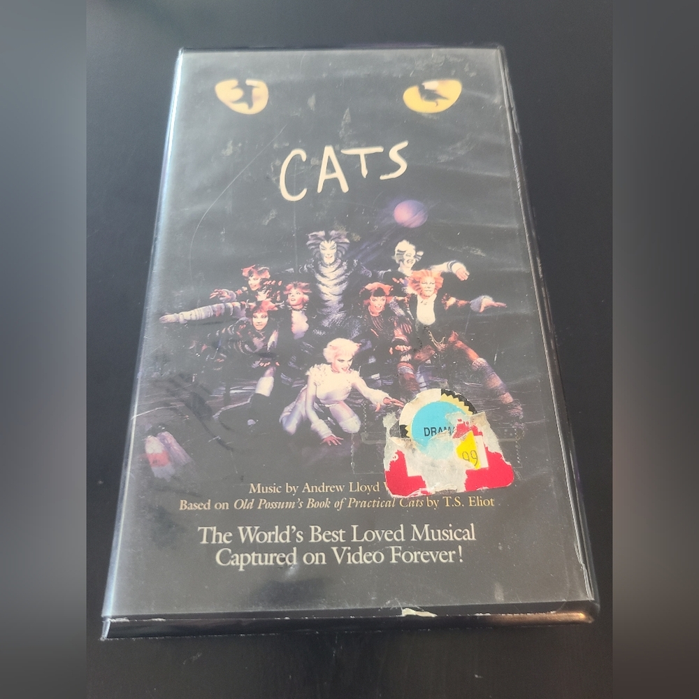 Vintage CATS: The Musical (VHS, 1998) With Original Clamshell Case.  LloydWebber